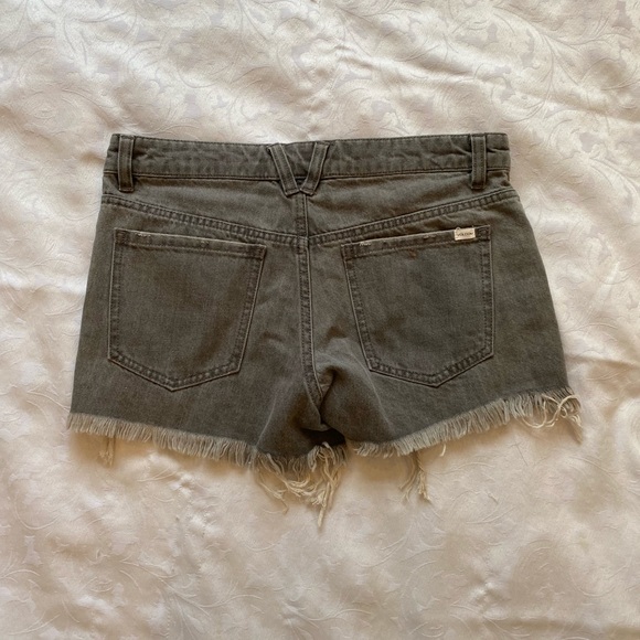 Volcom Stoned Short size 3 women’s jean shirt - Picture 4 of 5